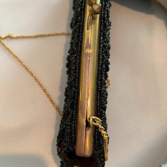 Moyna New York Vintage Style Beaded Evening Clutch - Picture 11 of 11